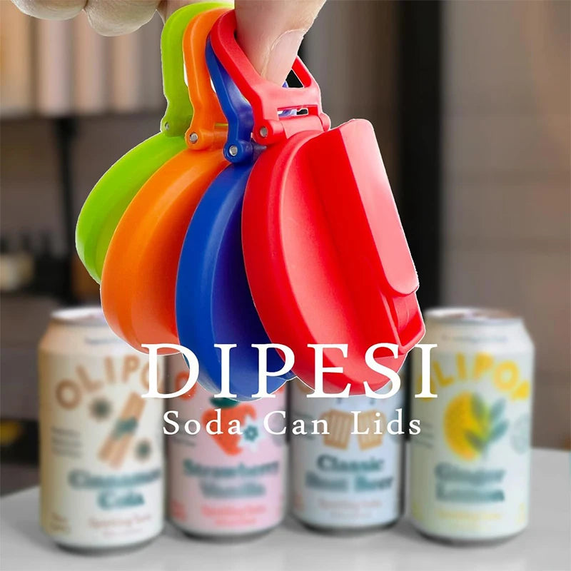 Silicone Soda Can Lids & Straws – BPA-Free, Reusable Can Covers for Beer & Soft Drinks, Jar Cap Accessories"